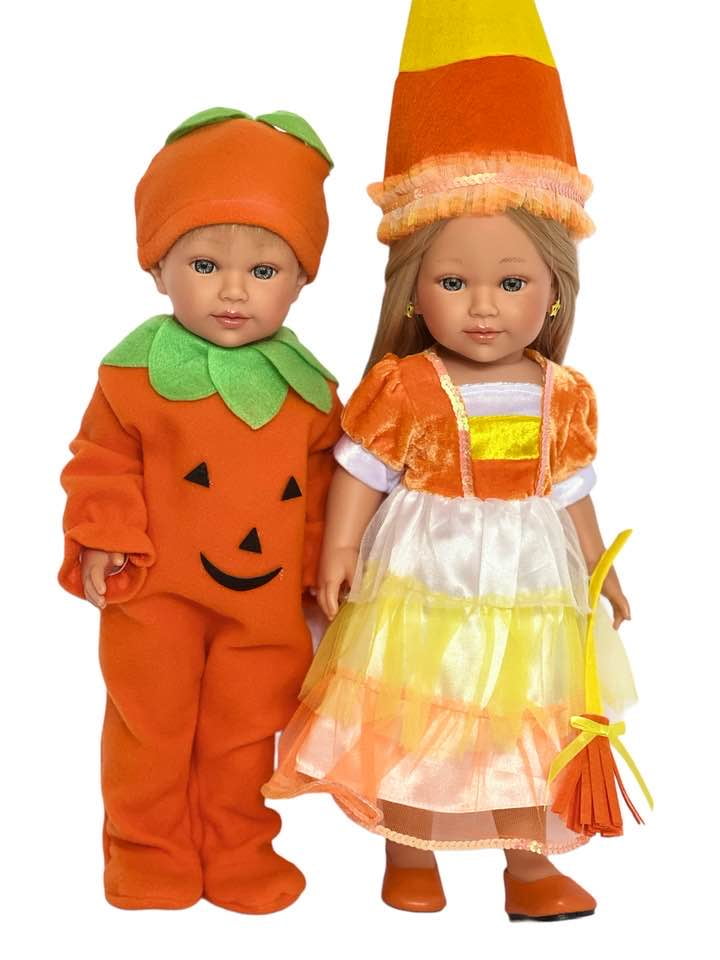 Enchanting Halloween Adventures Await Felt Pumpkin & Candy Corn Witch