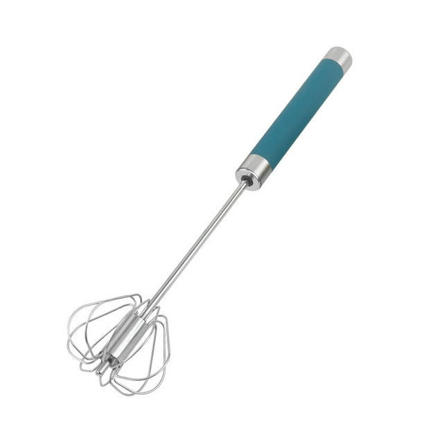 Semiautomatic Egg Whisk, Egg Beater, Stainless Steel Hand Push Whisk