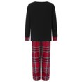 thumbnail image 4 of Qiylii Christmas Family Matching Pjs Set, Parent-Child Baby Romper/Dog Clothes/Deer Print Tops and Plaid Pants Sleepwear Clothing Set for Holiday, 4 of 10