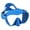 Blue, variant on Promate Stealth snorkel scuba dive mask