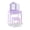 Purple, variant on Teamson Kids Heart Gisele Wooden Vanity Play Set with Tri-Fold Mirror, Storage Drawer & Stool, Purple