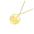 thumbnail image 1 of Collar de Acero inoxidable Unisex color sólido étnico galvanizado geométrico gargantilla joyería colgante regalo de cumpleaños Qarigey, 1 of 6