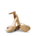 thumbnail image 3 of DREAM PAIRS Women's Platform Chunky High Heeled Sandals Open Toe Block Heels Ankle Strap Dress Shoes for Wedding Party Evening, 3 of 5