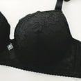thumbnail image 6 of Women's Push Up Lace Bra Padded Add 2 Cups Support Underwire Lift Up Deep V Bra for Women Black 36, 6 of 6