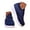 Blue, variant on Womens Walking Shoes Breathable Mesh Casual Sneakers Lace Up Outdoor Slip on Running Shoes for College Ladies Size 6 Black