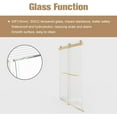 thumbnail image 2 of 56-60" W x 76" H Shower Door, Double Sliding Frameless Shower Door with Premium 3/8 Inches (10mm) Thick SGCC Tampered Glass, Soft Close, Explosion-Proof Film, 2 of 8