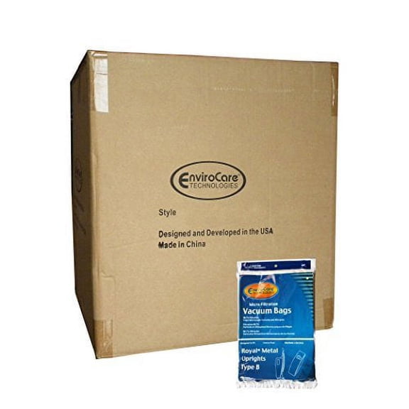 75 Compatible with Royal Upright Type B Vacuum Cleaner Allergy Bags, Top Full Vacuum Cleaners, R