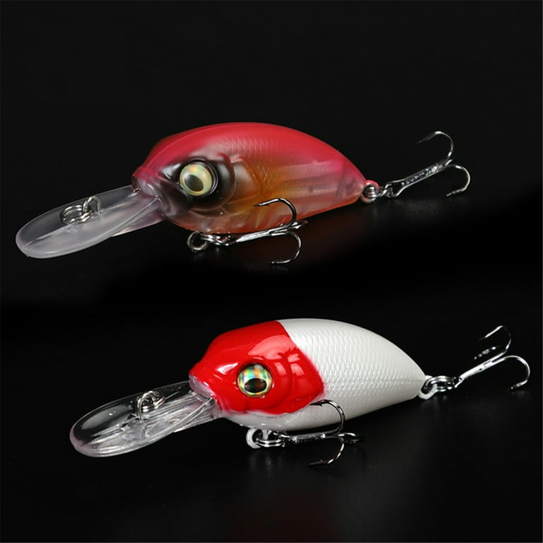 Fishing Lure Bass Crankbait Lures E39 Durable 1PC High Quality Catfish  Ultra Light ABS 39mm/4.8g Tackle Hooks Hard Bait 