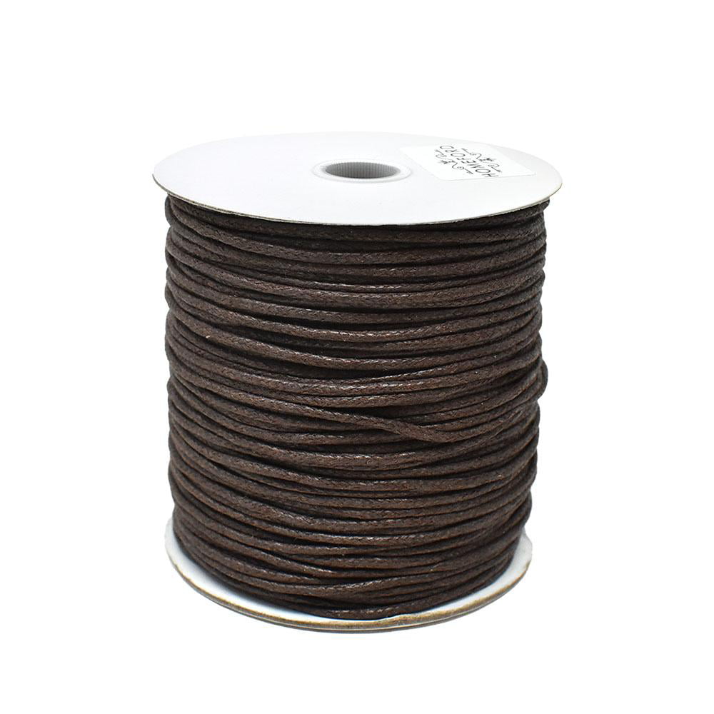 Anyasen Waxed Cotton Cord Rope 12 Rolls Craft Waxed Thread Jewellery Cord Waxed Cotton Cord Thread 1MM for DIY Jewellery Making Bracelets Beading