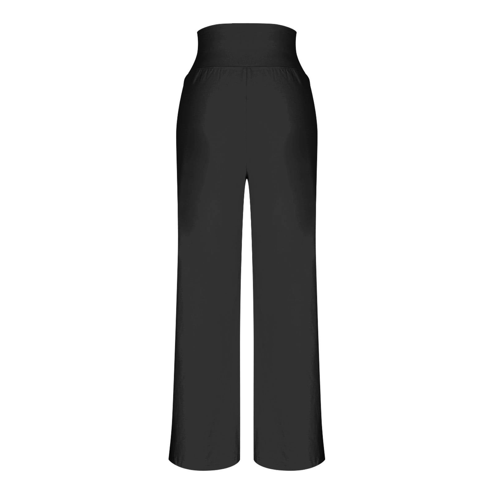 Gamivast Straight Leg Yoga Pants for Women Stretchy Low Rise Sweatpants Casual Flowy Solid Leggings Athletic Running Hiking Trousers Brerathable Open Bottom Pant