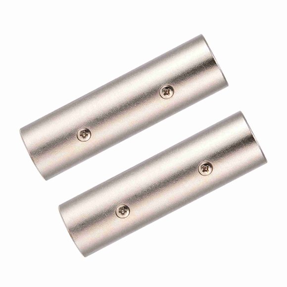 Professional XLR Coupler Male Connector,  Zinc Alloy XLR Male to Male Connector, Standard for Amplifier for Microphone
