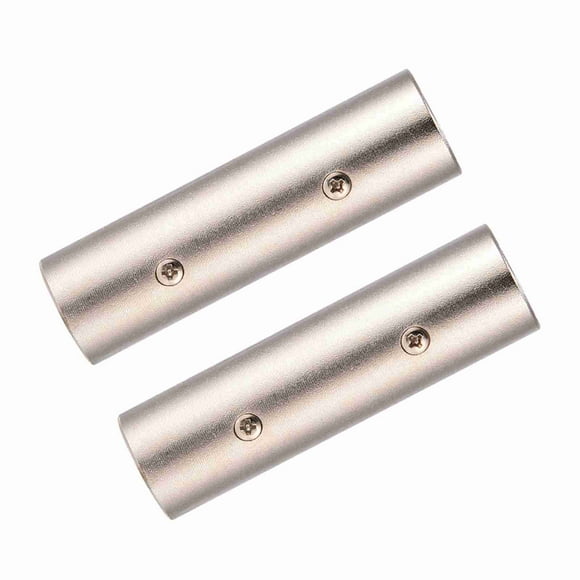 Professional XLR Coupler Male Connector, Zinc Alloy XLR Male to Male Connector, Standard for Amplifier for Microphone