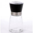 thumbnail image 1 of Molinillo de pimienta, vidrio, sal, hierbas, especias, mano, manual, cocina, barbacoa, condimento, herramientas de cocina, negro Adepaton CKCH9NYHV, 1 of 9