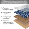 thumbnail image 4 of CounterArt "Navy Floral Sketch" Hardboard Tabletop Placemats 4-Pack, 4 of 7
