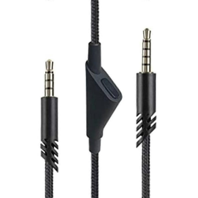 Replacement Headphone Cable for Astro A40TR/A40 Headset, Wire with Mute Button