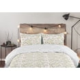 thumbnail image 5 of Ambesonne Botanical Down Alternative Quilt Comforter, Pastel Art Vintage Floral, Twin, Blush and Pale Olive Green, 5 of 5