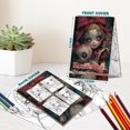 thumbnail image 4 of TSPVOTUS Haunted Doll Spiral Bound Adult Coloring Book, A5 Wooden Cover, 30 Creepy Dolls Coloring Pages in Horror Styles for Stress Relief and Relaxation, 4 of 6