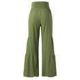 thumbnail image 5 of WILLBEST Pantalones Casuales para Mujer, Pantalones Palazzo Acampanados de Cintura Alta de Verano para Mujer, Pantalones de Playa, Pantalones Largos para Mayor Comodidad y Estilo. Chica, 5 of 5
