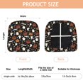 thumbnail image 3 of Vintage Halloween Scene Seat Covers for Dining Room Chairs Set Of 6,Stretch Printed Washable Chair Seat Cover with Elastic Ties and Button,Removable Waterproof Couch Cushion Covers, 3 of 6