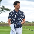 thumbnail image 3 of Fotbe Cute Shark Camiseta Polo de Golf para Hombre con Estampado – Camisa Deportiva Transpirable con Cuello Abotonado-X-Large, 3 of 6