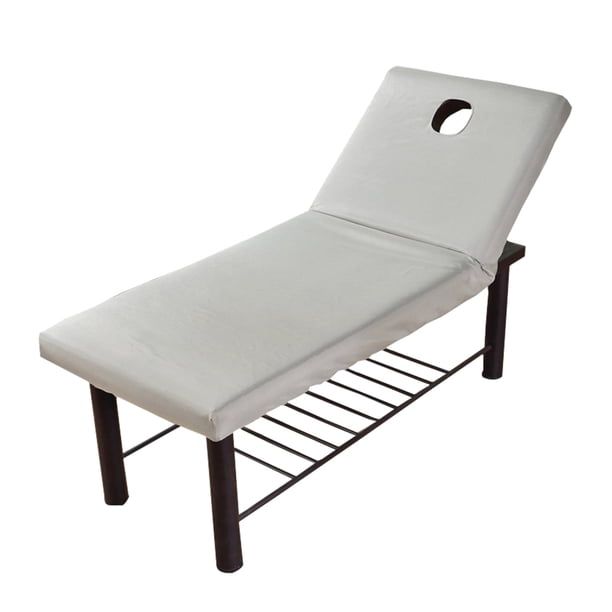 Jumpingount Disfrute de una lujosa funda de cama de masaje multifuncional, funda de cama de belleza, funda de cama corporal, funda de cama de Spa masajeadores gris