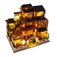 thumbnail image 1 of Kit de DIY con muebles, rompecabezas de construcción, decoración para hogar, artesanal, modelo decorativo en miniatura para, 1 of 7