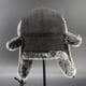 thumbnail image 5 of Gorro de aviador unisex de gamuza resistente al viento, 5 of 5