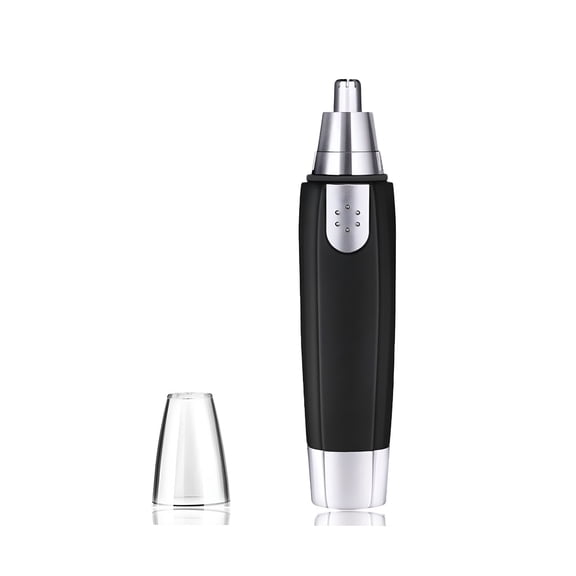 GJX Nose Hair Trimmer for Men Women,Electric Nostril Nasal Hair Clippers Trimmers Remover Wet/Dry,Battery-Operated Nose and Ear Trimmer for Men Women