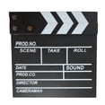 thumbnail image 1 of Sidaley Clapperboard de película, accesorio, placa de aviso, patrón impreso, resistente, grabación de vídeo, Director, claquetas, tableros de Electrónica  como se muestra 20x20x1.5 cm, 1 of 6