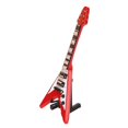 thumbnail image 1 of Modèle de Mini Guitare, Ornement Réaliste Miniature Guitare Électrique Réplique Tilleul Délicat 14cm avec Étui pour Mélomane pour Café, 1 of 8