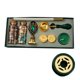 thumbnail image 1 of Kit de cera para sellar con cuentas de cera, calentador de cera, cuchara de cera y velas candelita para sellar letras, 1 of 5