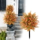 thumbnail image 1 of Planta artificial, hojas coloridas para jardín exterior, decoración de bonsái violeta, planta de interior/exterior, plantas de exterior, decoración de jardín, plantas con flores, bonsáis,, 1 of 9