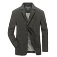 thumbnail image 1 of Traje de hombre de algodón de talla grande de primavera y otoño, traje casual para hombre, 1 of 6
