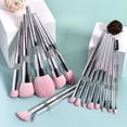 thumbnail image 2 of Juego de brochas de maquillaje Bueart Design Elegant Pink, 15 piezas con soporte, 2 of 7