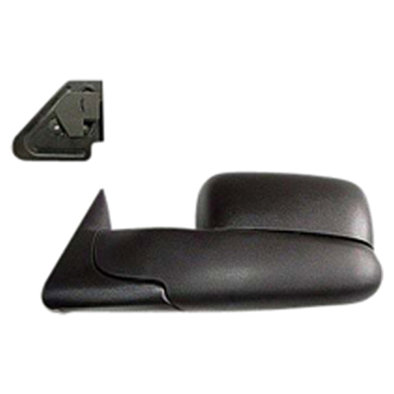 DRIVER SIDE MANUAL DOOR MIRROR; WITH TOW PACKAGE; INCLUDES SUPPORT    BRACKET