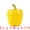 Yellow, variant on Unique Bargains Ceramic Chili Shaped Jar with Lid Cute Vegetable Jar for Decor Yellow