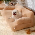 thumbnail image 4 of Cama para gatos de material de felpa ultrasuave, camas para perros y gatos para interiores, 4 of 7