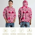 thumbnail image 4 of Kirby Hoodie 3D Print Pullover Hooded Long Sleeve Sweatshirts Tops Blouse with Pocket for Mens Womens, 4 of 7