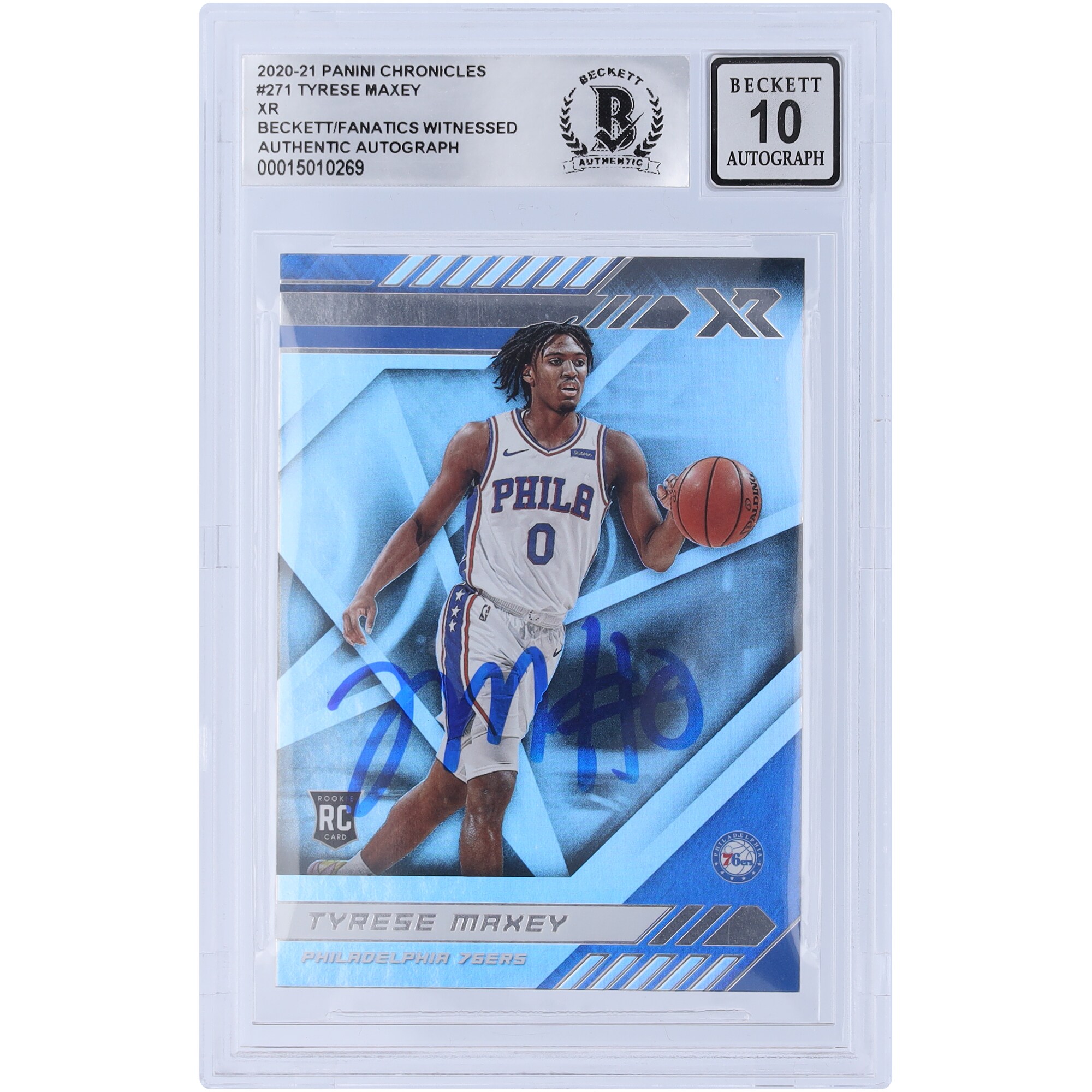 Tyrese Maxey Signed 76ers Jersey (Fanatics)