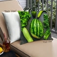 thumbnail image 1 of Ahgly Company Coussin d'Extérieur Melon D\'eau, 18 Pouces par 18 Pouces, 1 of 6
