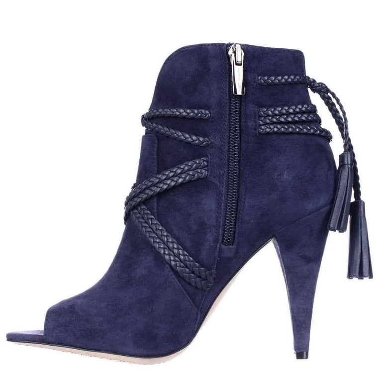 Vince camuto koral heeled hot sale peep toe suede bootie