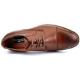thumbnail image 4 of Zapatos Oxford de Vestir para Hombre Bruno Marc Marrón Oscuro Talla 10.5, 4 of 6