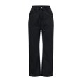 thumbnail image 5 of Uuszgmr Jeans For Women Women Vintage Fashion Trousers Casual Straight Leg Wide Leg Jeans, 5 of 6
