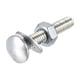 thumbnail image 4 of Pernos de carro con cabeza cuadrada Uxcell con tuercas y arandelas, tornillo de acero al carbono 1/4-20 x 1-1/2, 4 of 5