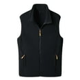 thumbnail image 4 of Kureaily Men's Fleece Vest, Lightweight Warm Zip Up Polar Vests Outerwear with Zipper Pockets, Sleeveless Jacket for Winter, 4 of 7