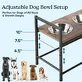 thumbnail image 5 of PETMAKER Elevated Dog Bowl Stand with Storage, Toy Bin Basket, and Bowls, 5 of 7