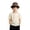 C572/Coffee, variant on Children Kids Boys Summer Hat Color Block Wide Brim Lightweight Breathable Gentlemen Cap For Casual Daily Wear,Red,2-8 Years