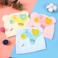 thumbnail image 2 of Gorro fetal para recién nacidos, gorro de algodón con orejas pequeñas para primavera y otoño, gorro para bebés recién nacidos, niños y niñas, gorro con capucha para el pelo, 2 of 3