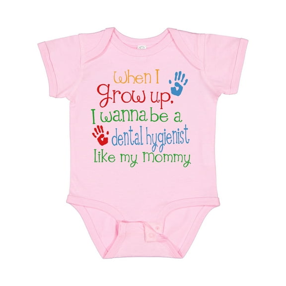 Inktastic Dental Hygienist Like Mommy Boys or Girls Baby Bodysuit