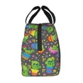 thumbnail image 2 of Lsque Cactus In Pots Pattern Lunch Bag Women/Men Insulated Lunch Box,Small Leakproof Cooler Food Lunch Containers Reusable High Capacity Lunch Tote Bags, 2 of 6